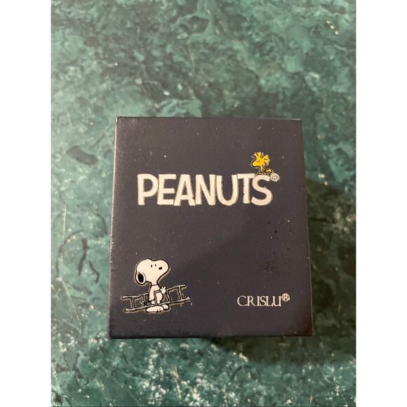 Peanuts Snoopy & Woodstock Sterling Platinum Necklace by Crislu - Picture 4 of 7